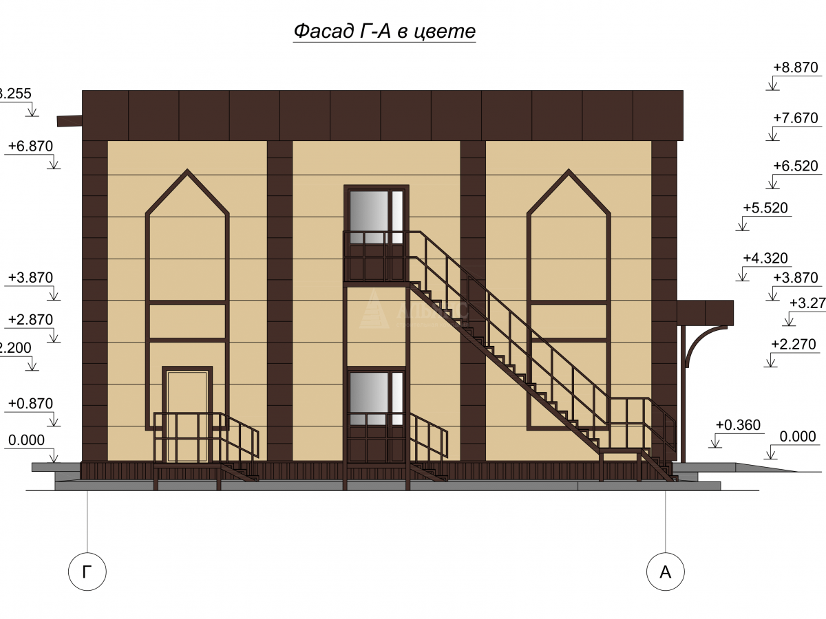 Планировка Торговый центр из сэндвич панелей -  фото 4