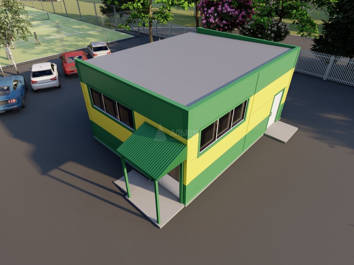 3D визуализация Павильон из сэндвич-панелей - фото 5