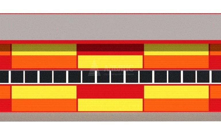 3D визуализация Детский развлекательный центр из сэндвич-панелей - фото 2