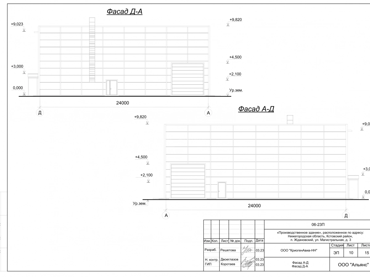 Планировка Производственное здание из сэндвич-панелей -  фото 2